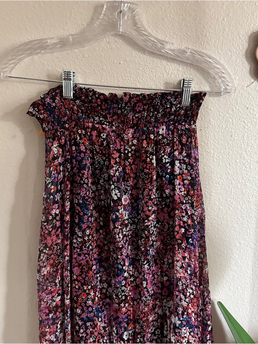 Maje Jehane Floral Silk Maxi Skirt 40 - Picture 3 of 10